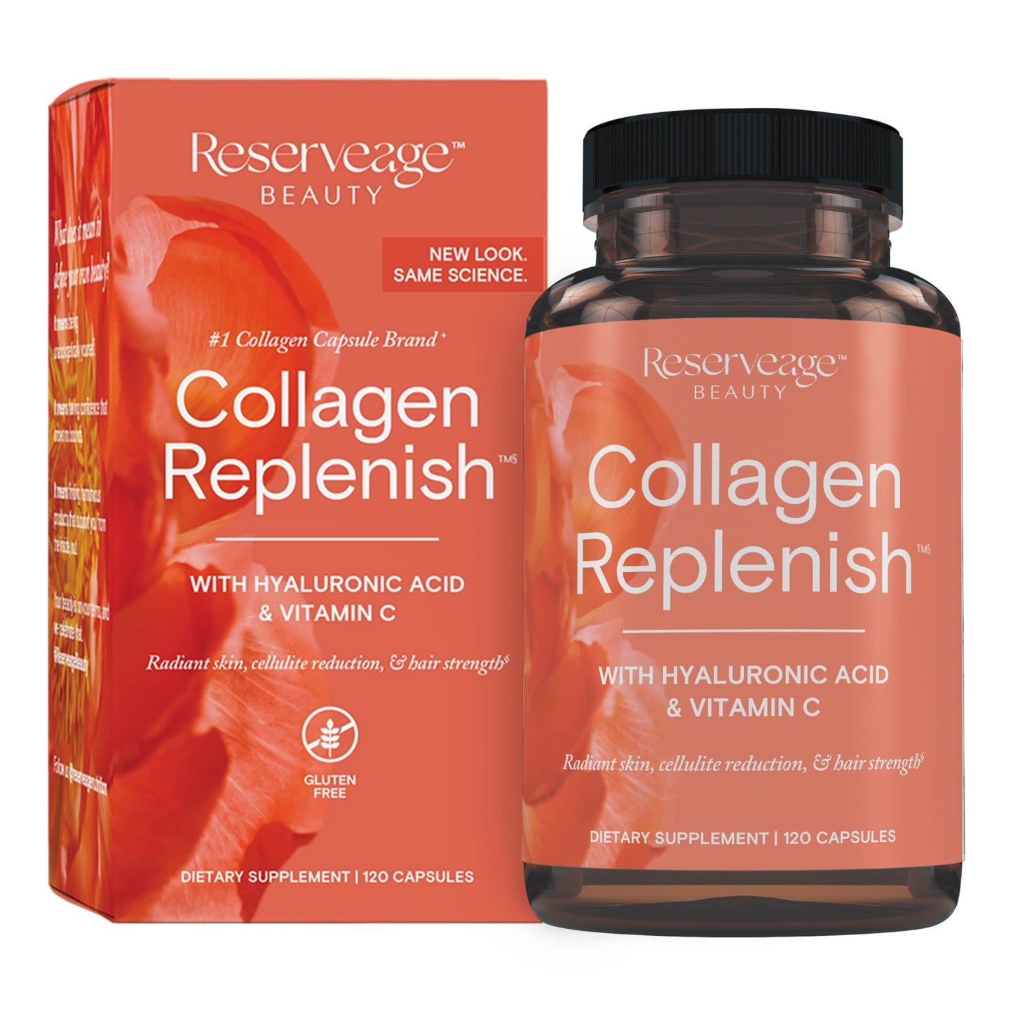 Reserveage Beauty Collagen Replenish - Collagen Booster & Supplement for Healthy Skin Care & Hair Growth - dailyvitalstore