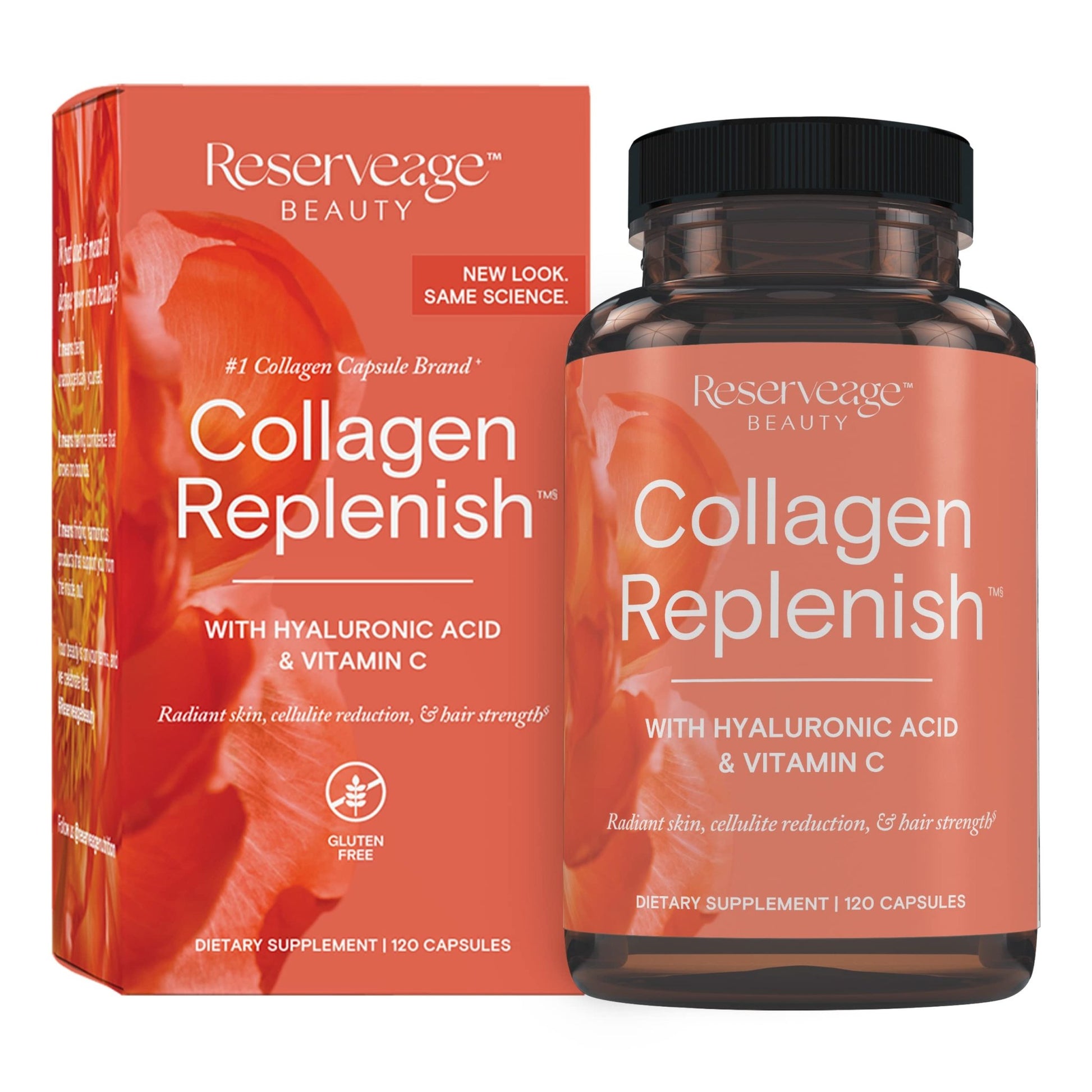 Reserveage Beauty Collagen Replenish - Collagen Booster & Supplement for Healthy Skin Care & Hair Growth - dailyvitalstore