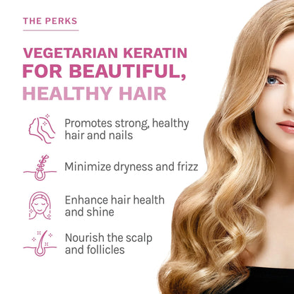 Reserveage Ultra Collagen Booster & Keratin Hair Booster - Features Dermaval, Biotin & Resveratrol - Support Hair & Skin - 60 Ultra Collagen Capsules, 60 Keratin Capsules - dailyvitalstore