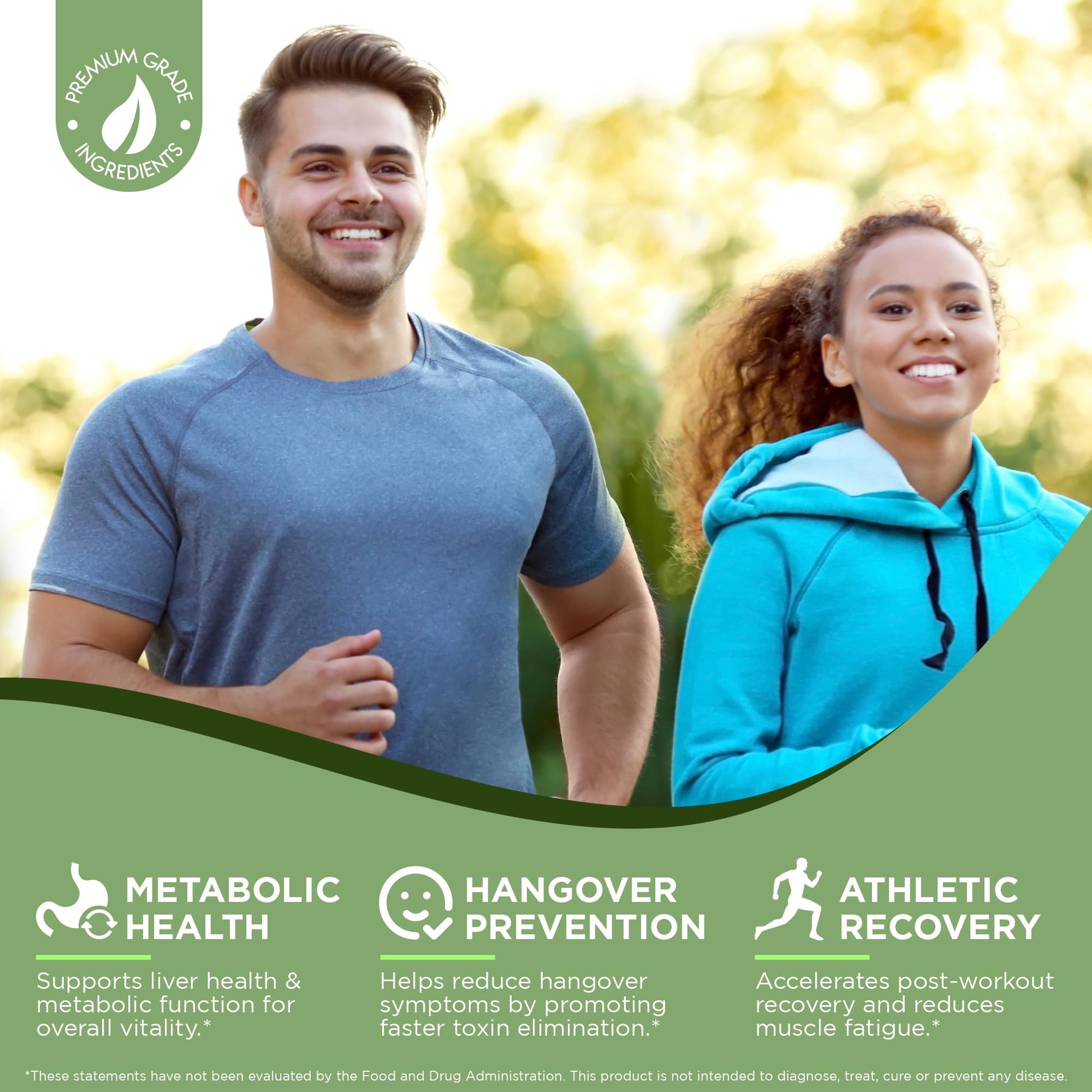 Restorio™ Metabolic Health Support Capsules - Liver & Inflammation Support - Hangover Prevention - Exercise Recovery - 120 Capsules - dailyvitalstore