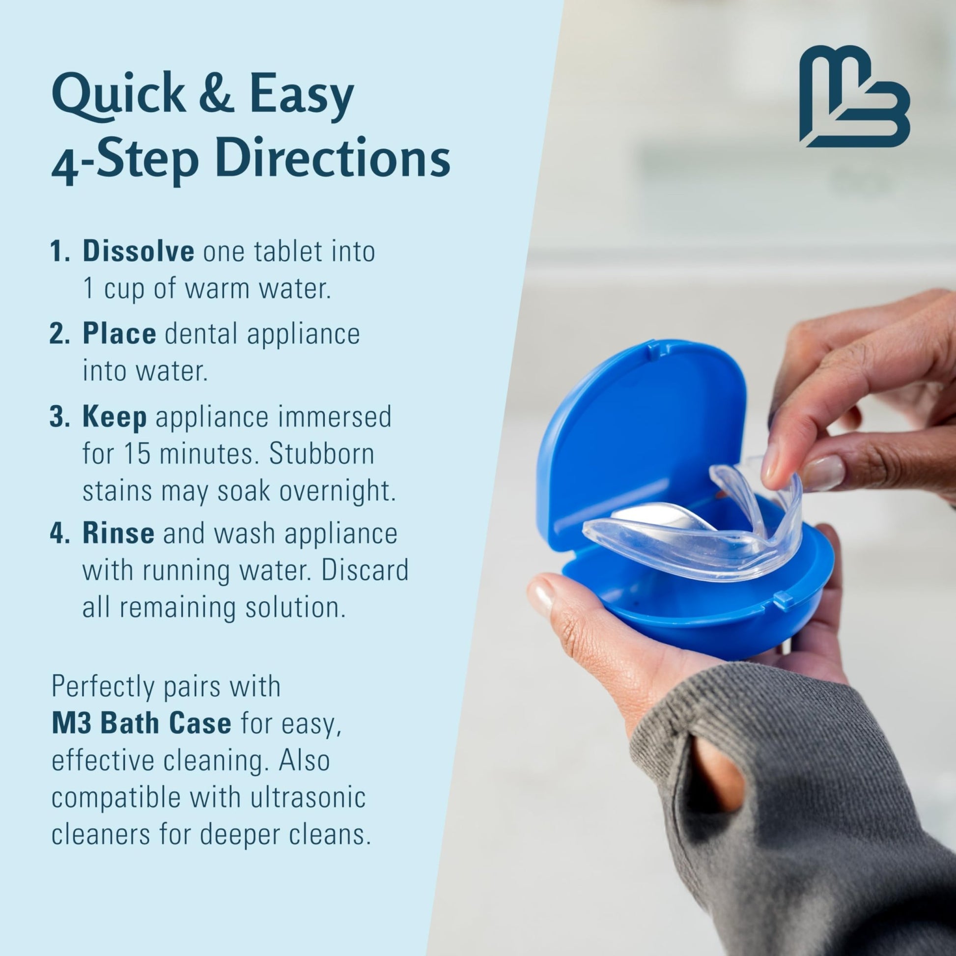 Retainer Cleanser Tablets Invisalign Cleaner, Removes Odors Discoloration Stains and Plaque 4 Month Supply Denture Cleansers Retainers - dailyvitalstore