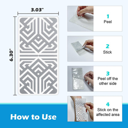 Reusable Pain Relief Patches for Sore Muscle, Includes 3 Adhesives, 1 Patch & 1 Carry Bag, Pain Patches for Neck, Back,Foot, Knee etc, Large&Fast Acting, Easy Adhesive Application Pain Patch-0304 - dailyvitalstore