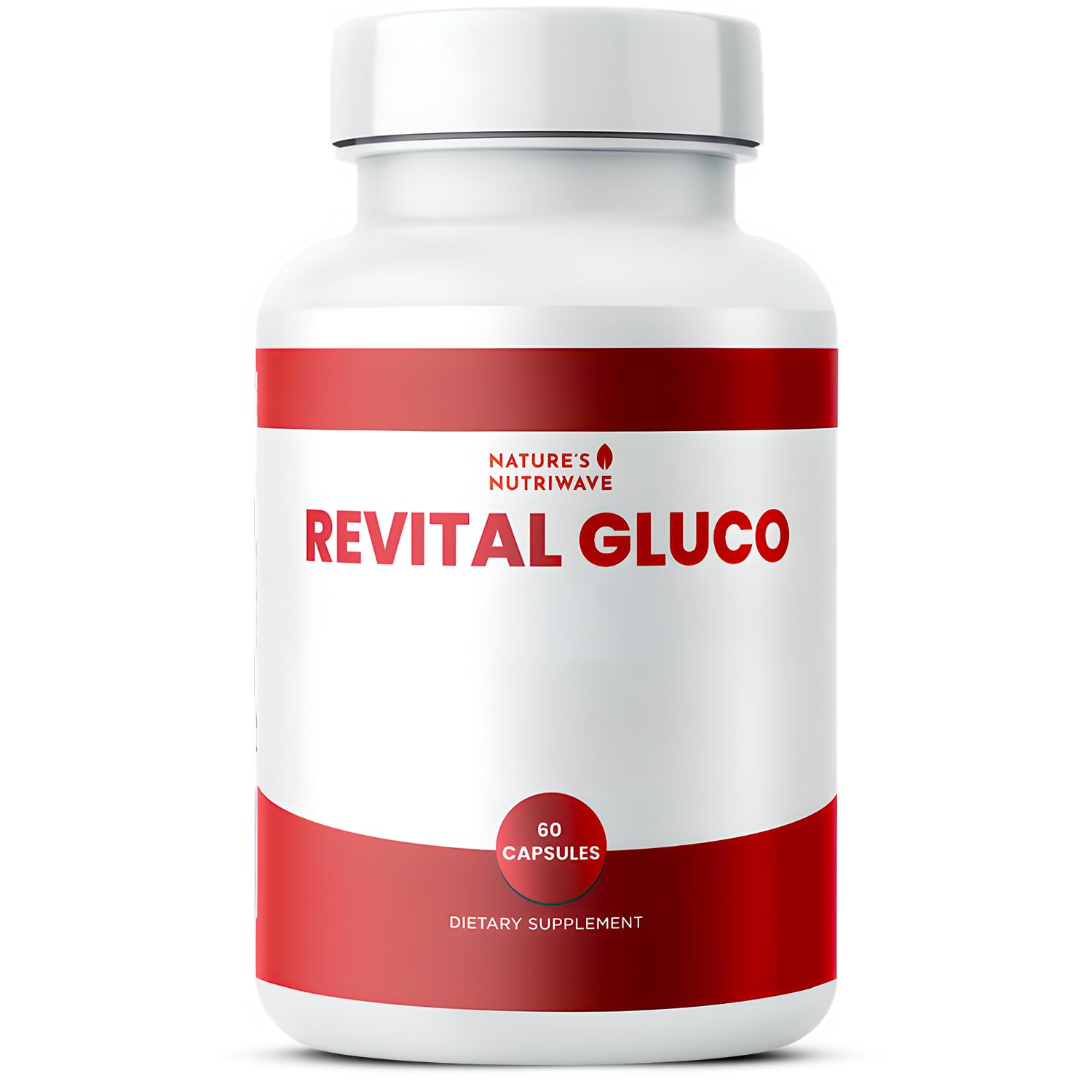 Revital Gluco – Daily Supplement with Vitamin C, Vitamin E, Magnesium, Biotin, Zinc & 10+ Botanical Ingredients – Made in USA, Non-GMO, Stimulant-Free Formula – 60 Caps (30 Servings), 1 Month Supply - dailyvitalstore