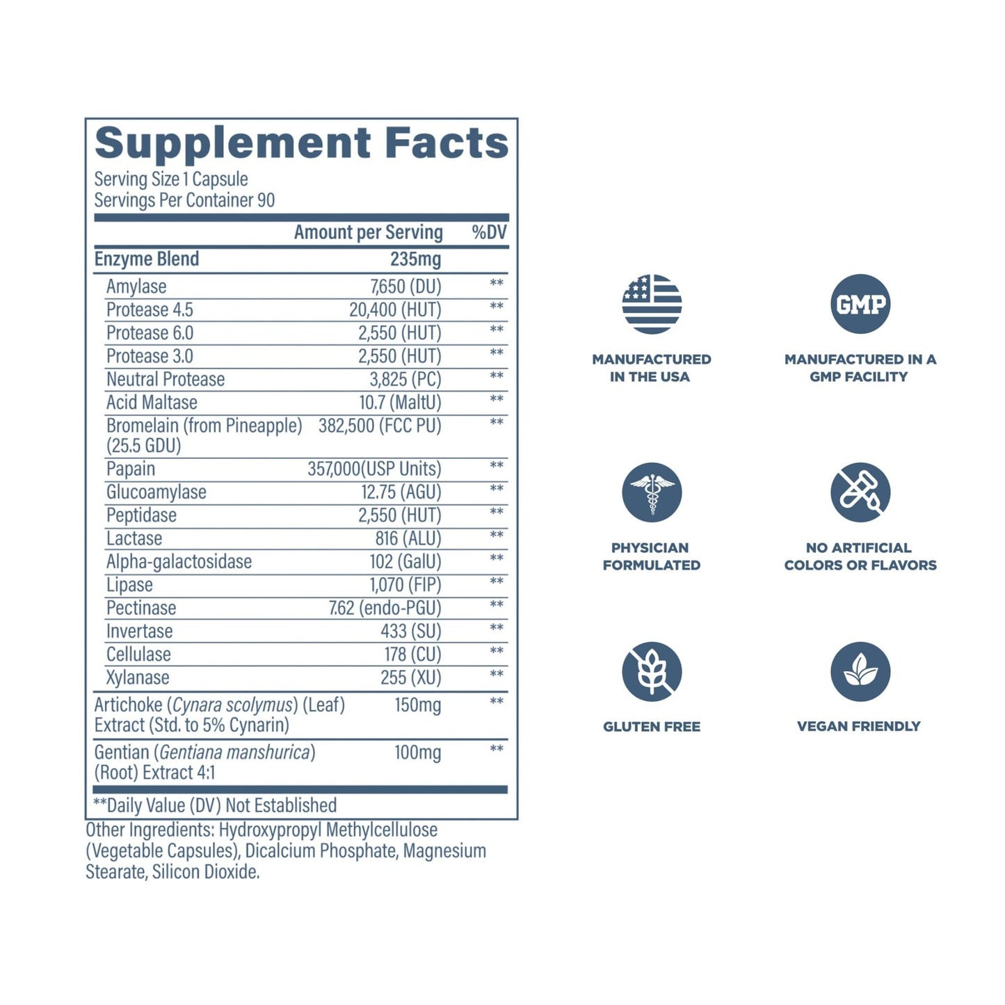 Revive MD Digest Aid, Digestive Support Supplement for Men & Women - Comprehensive Digestive Enzyme Blend with Probiotics & Prebiotics for Gut Health & Healthy Digestion - dailyvitalstore