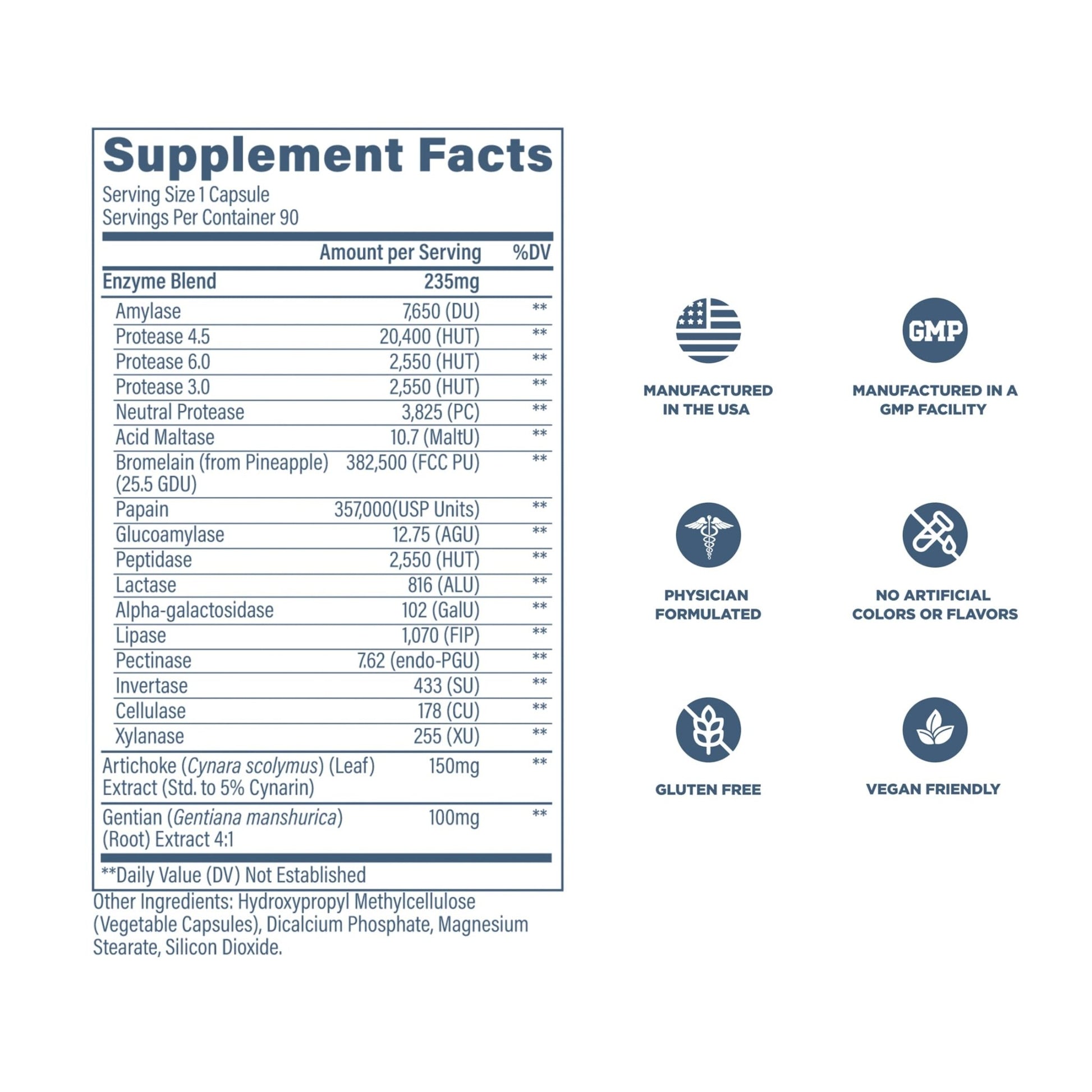 Revive MD Digest Aid, Digestive Support Supplement for Men & Women - Comprehensive Digestive Enzyme Blend with Probiotics & Prebiotics for Gut Health & Healthy Digestion - dailyvitalstore