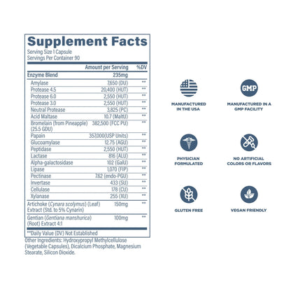 Revive MD Digest Aid, Digestive Support Supplement for Men & Women - Comprehensive Digestive Enzyme Blend with Probiotics & Prebiotics for Gut Health & Healthy Digestion - dailyvitalstore
