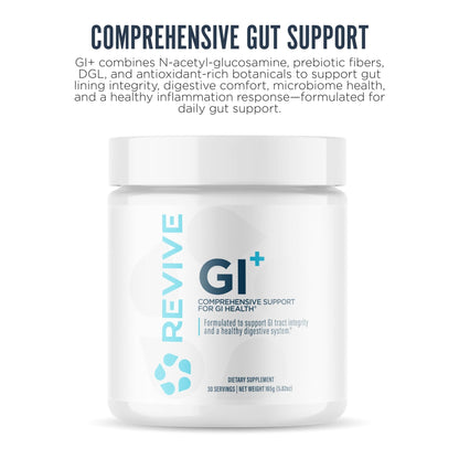 Revive MD Digestive Health Supplement, GI Plus (30 Servings) - Supports Gut Health for Women & Men - Promotes Regularity & Bowel Function - dailyvitalstore