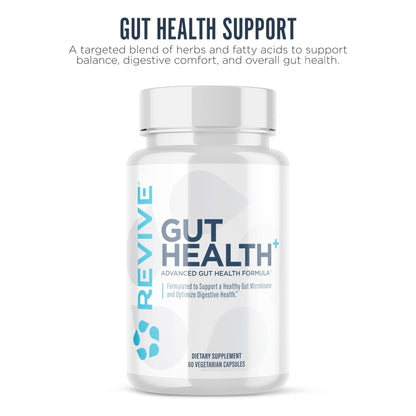Revive MD Gut Health Supplements for Men & Women - Daily Gut Repair & Digestive Health Support Formula with Thyme, Oregano & Milk Thistle - Vegan-Friendly, Gluten-Free (60 Capsules, 30 Servings) - dailyvitalstore