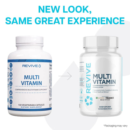 Revive MD Multi-Vitamin Supplement for Men & Women – Daily Multivitamin Supports Energy, Immunity & Overall Health with Essential Vitamins - dailyvitalstore