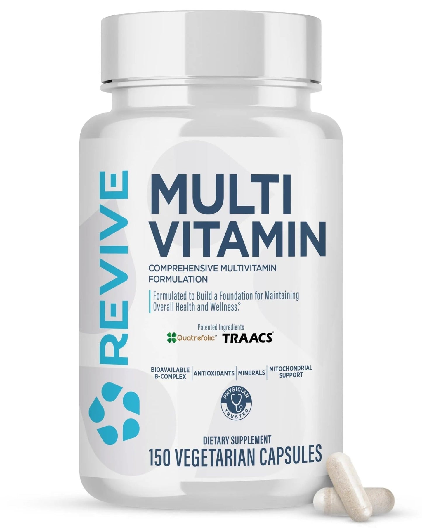 Revive MD Multi-Vitamin Supplement for Men & Women – Daily Multivitamin Supports Energy, Immunity & Overall Health with Essential Vitamins - dailyvitalstore