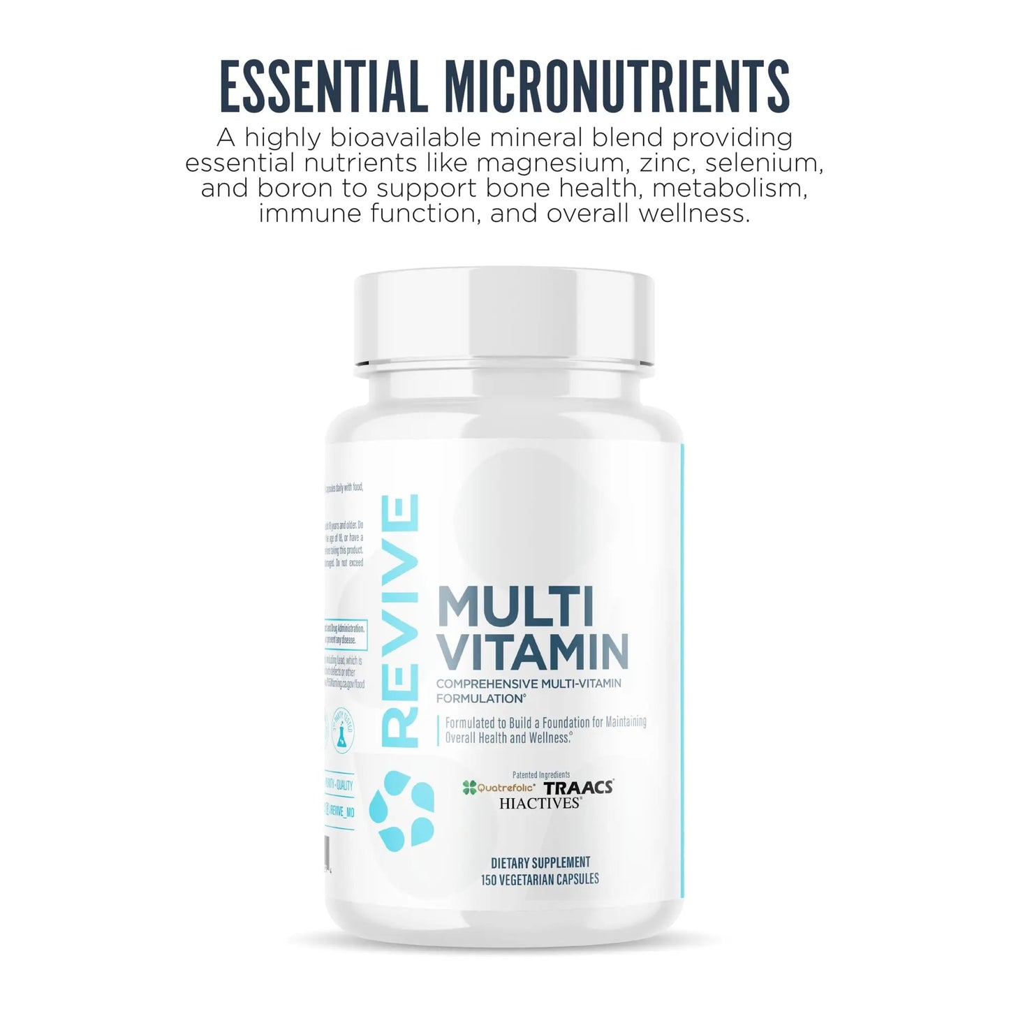 Revive MD Multi-Vitamin Supplement for Men & Women – Daily Multivitamin Supports Energy, Immunity & Overall Health with Essential Vitamins - dailyvitalstore
