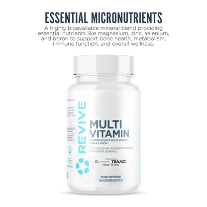 Revive MD Multi-Vitamin Supplement for Men & Women – Daily Multivitamin Supports Energy, Immunity & Overall Health with Essential Vitamins - dailyvitalstore