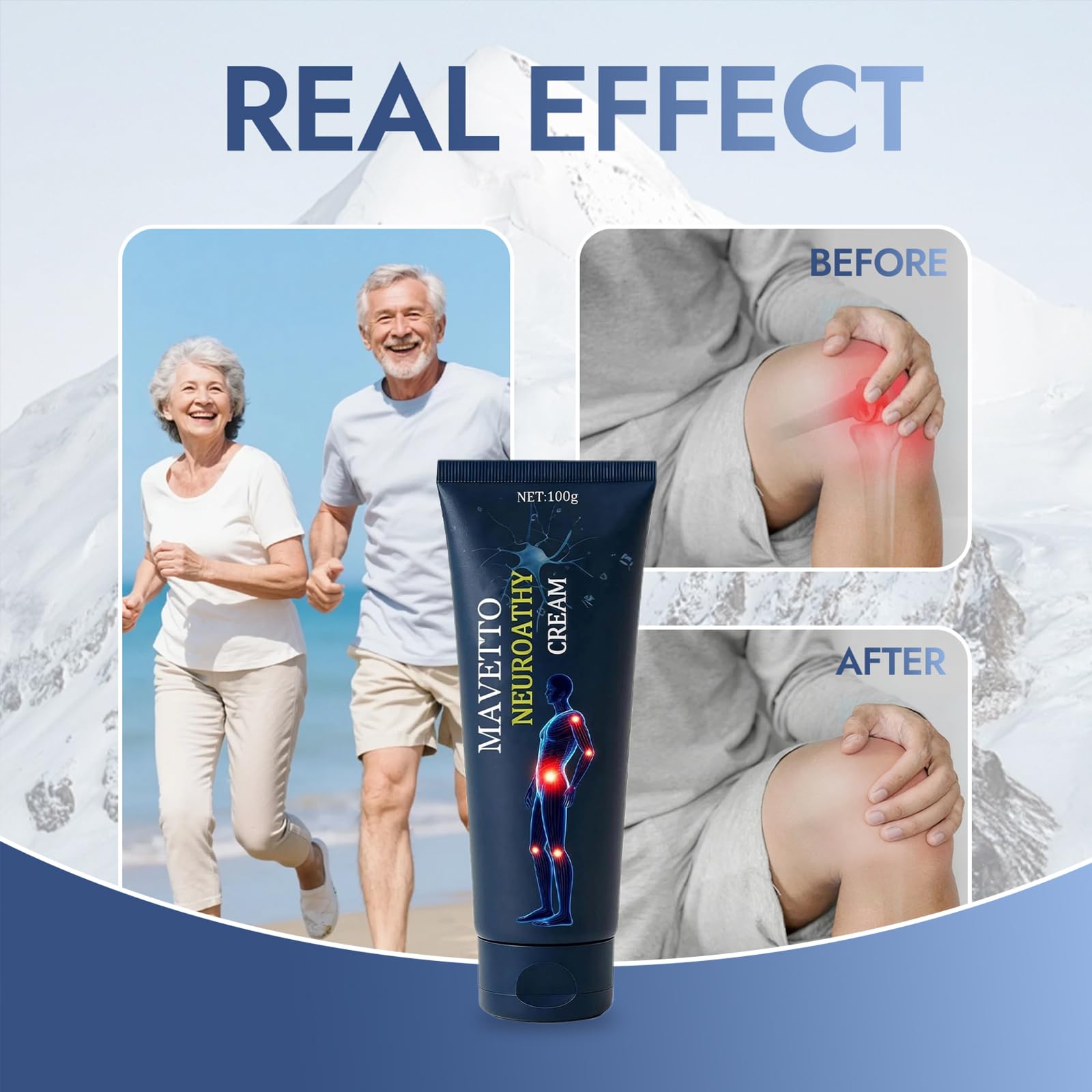 ReviveNerve Capsacare Neuropathy Relief Cream, Fast-Absorbing Soothing Cream with Capsaicin, Arnica, Menthol, MSM & Glucosamine for Feet, Hands, Legs, Muscles, Joints and Back (2pcs) - dailyvitalstore