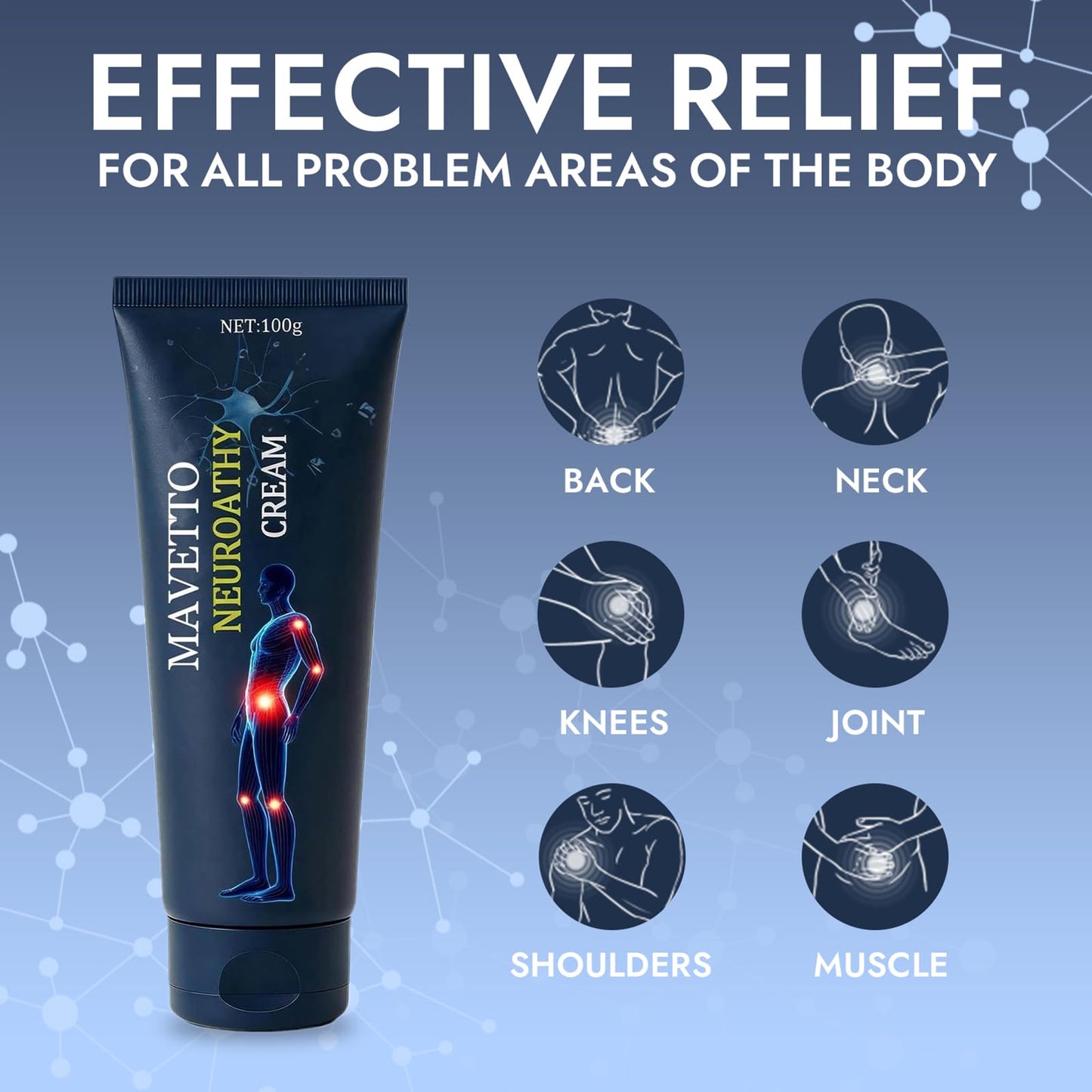 ReviveNerve Capsacare Neuropathy Relief Cream, Fast-Absorbing Soothing Cream with Capsaicin, Arnica, Menthol, MSM & Glucosamine for Feet, Hands, Legs, Muscles, Joints and Back (2pcs) - dailyvitalstore