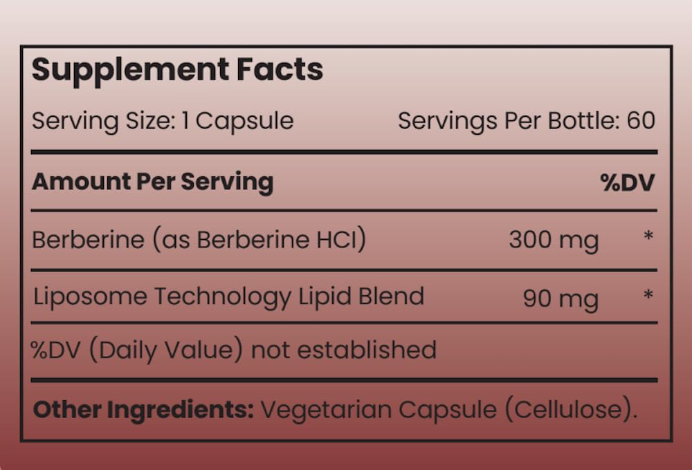 Rho Nutrition Liposomal Berberine Capsules - Ultra High Absorption Supplement – Supports Immune Function, Gut Health and Metabolic - dailyvitalstore