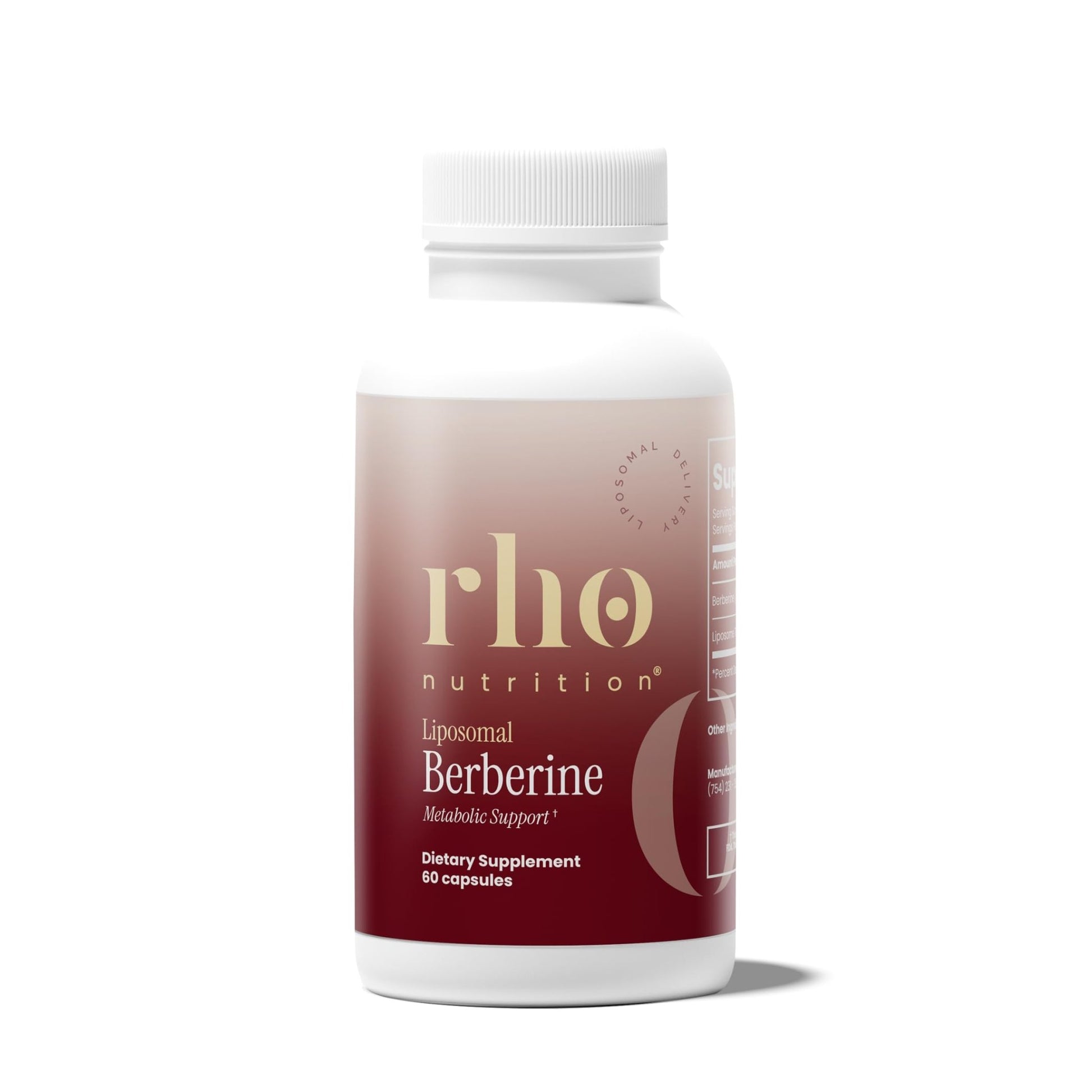 Rho Nutrition Liposomal Berberine Capsules - Ultra High Absorption Supplement – Supports Immune Function, Gut Health and Metabolic - dailyvitalstore