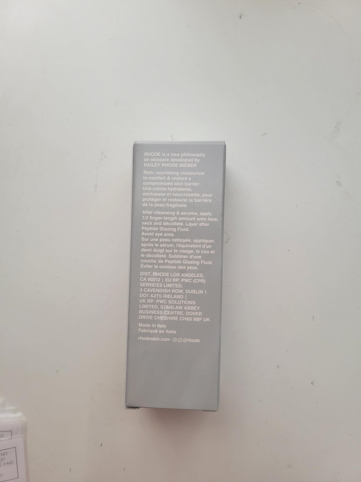 Rhode by Hailey Bieber Barrier Restore Cream 50ml/ 1.7oz., White - dailyvitalstore