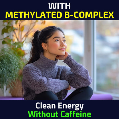 Rhodiola Rosea NALT N-Acetyl-L-Tyrosine Methylated Vitamin B Complex L-Theanine Gummies w P5P B6 5-MTHF B9 Folate Methyl B12 Methylcobalamin B3 Niacinamide, Supplement Powder Capsule Pill Supplements - dailyvitalstore