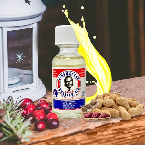 Ringmaster Rubbing Oil Pain Relief Since 1950 Made in USA for Arthritis, Rheumatism, Muscular Joint Soreness (1 oz) - dailyvitalstore