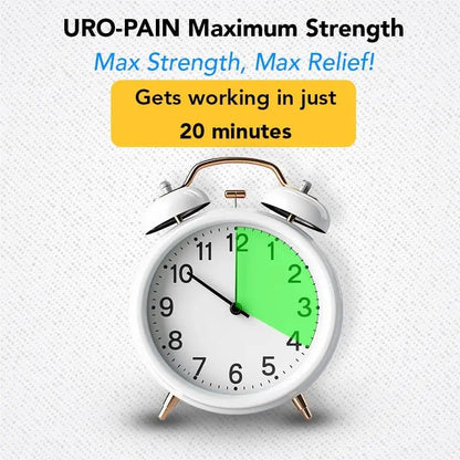 Rising Health - URO Pain Maximum Strength | Urinary Tract Pain Relief | Relief from Pain, Burning and Urgency | 24 Count - dailyvitalstore