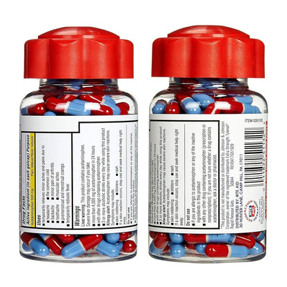 Rite Aid Extra Strength 500mg Acetaminophen Rapid Release Gelcaps - 150 Count | Joint, Muscle, Arthritis, Back Pain Relief - dailyvitalstore