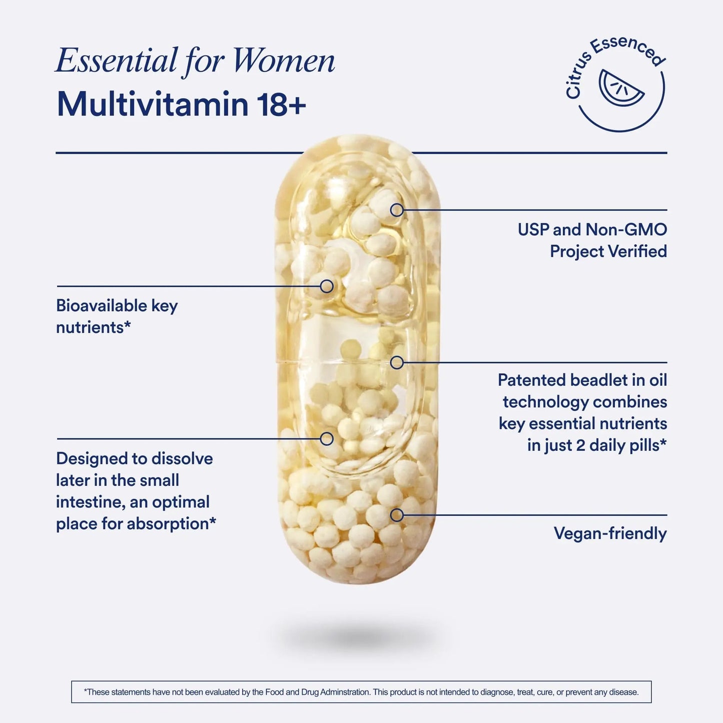 Ritual Multivitamin for Women 18+ with Vitamin D3 for Immune Support*, Vegan Omega 3 DHA, B12, Iron - dailyvitalstore
