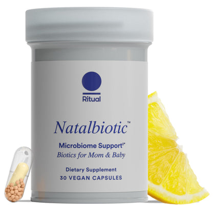 Ritual Prenatal Probiotics For Women - Support Microbiome, Gut, Digestive, Vaginal, and Baby’s Immune Health** - Natalbiotic For TTC, Pregnancy, Postpartum - Vegan - Citrus - 30 Capsules - 30 Servings - dailyvitalstore