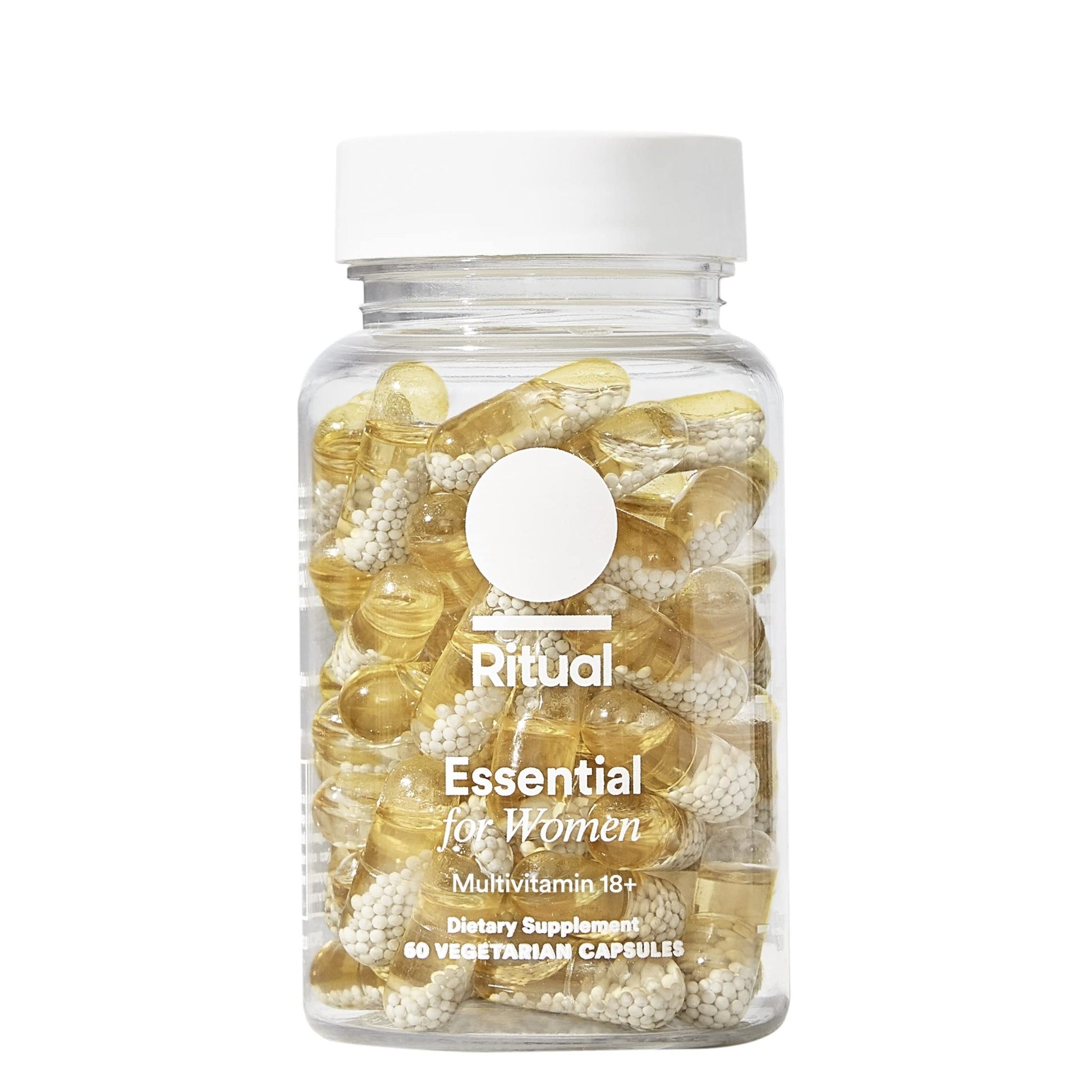 Ritual Women’s 18+ Daily Multivitamin - Key Essential Vitamins and Minerals to Support Energy, Heart, Bone, Brain Health* - Clinical Backed - Vegan - USP Verified - Mint - 60 Capsules - 30 Servings - dailyvitalstore