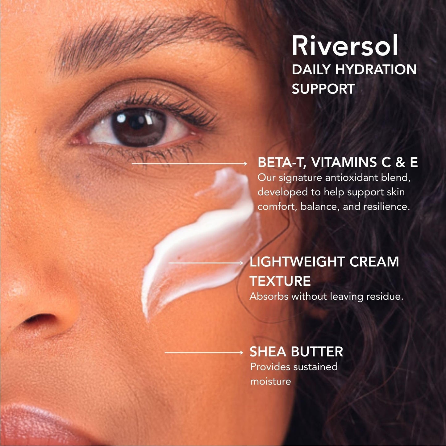 Riversol Rosacea Cream & Face Moisturizer for Dry & Sensitive Skin | Redness Relief | Anti-Aging Hydration for Mature Skin | Fragrance Free - dailyvitalstore