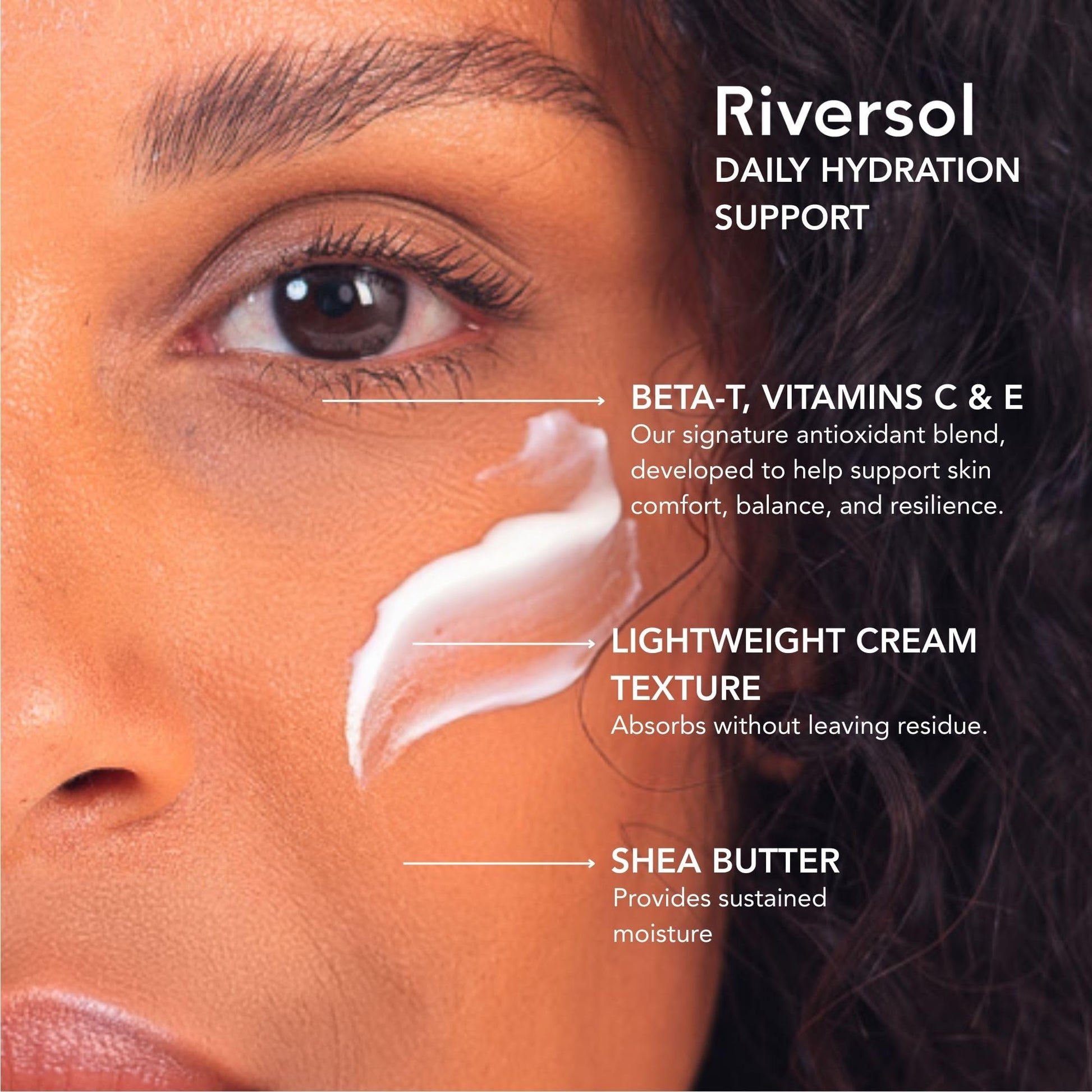 Riversol Rosacea Cream & Face Moisturizer for Dry & Sensitive Skin | Redness Relief | Anti-Aging Hydration for Mature Skin | Fragrance Free - dailyvitalstore