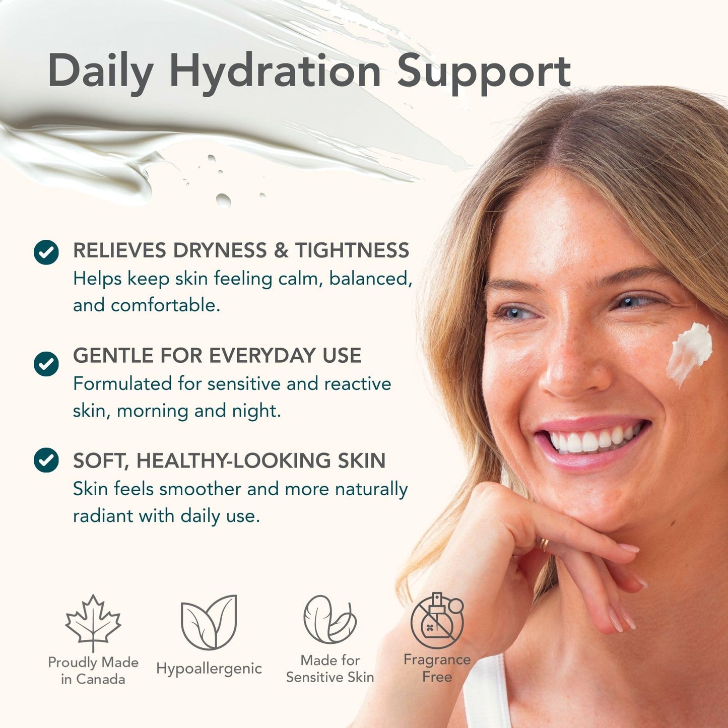 Riversol Rosacea Cream & Face Moisturizer for Dry & Sensitive Skin | Redness Relief | Anti-Aging Hydration for Mature Skin | Fragrance Free - dailyvitalstore