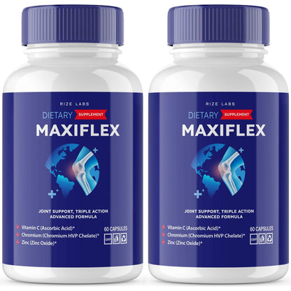 rize labs -Mexiflax All Natural Suppplement, Capsules for Joint Support, Pills for Mobility and Flexibility, Advanced Formula Supplement, Triple Action (120 Capsules) - dailyvitalstore