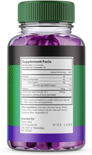 rize labs VirilPlex XL Male Performance Gummies, Premium Formula for Health and Well-Being for Men, Gummys to Deliver Maximum Performance Benefits - Pack of 3(180 Gummies) - dailyvitalstore