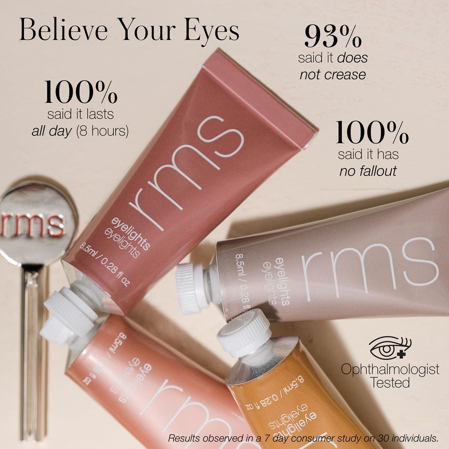 RMS Beauty Eyelights Cream - Halo Eye Shadow Women 0.28 oz - dailyvitalstore
