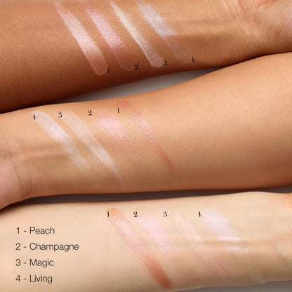 RMS Beauty Luminizer - Cream Highlighter Makeup, Luminous Dewy Makeup Highlighter Eyeshadow, Body Shimmer, Face Highlighters & Luminizers, Glow Makeup - dailyvitalstore