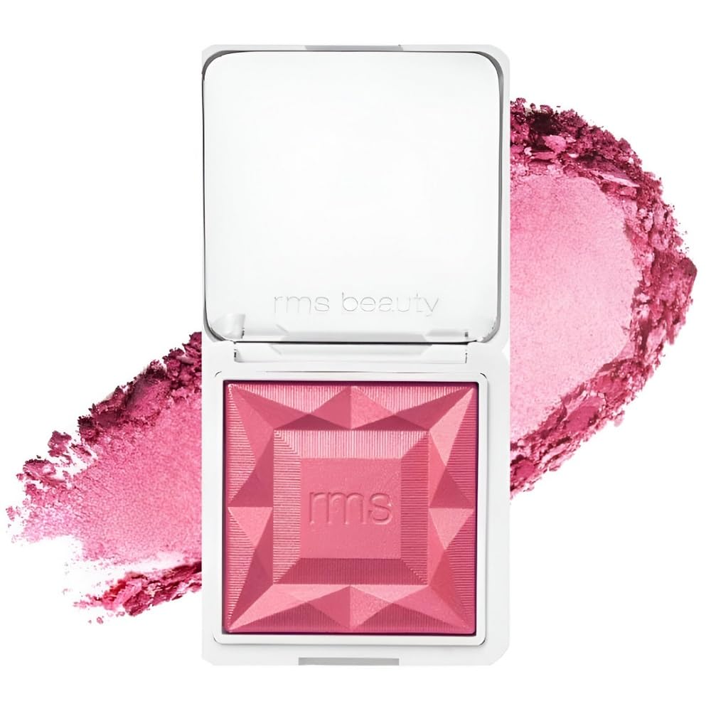 RMS Beauty ReDimension Hydra Blush – Talc-Free Gel-to-Powder Luminous Blush – 8-Hour Wear Long-Lasting Glow with Jojoba Oil – Refillable Mirror Compact – 0.25 oz - dailyvitalstore