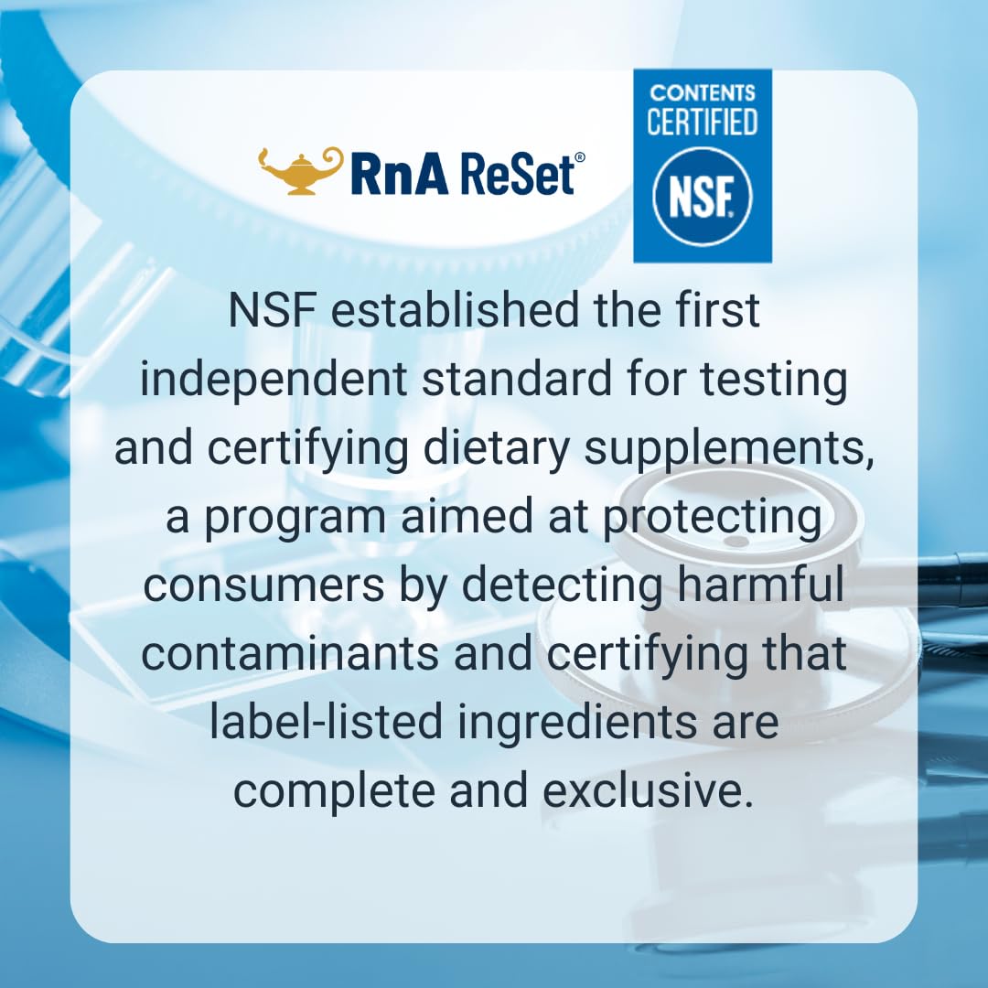RnA ReSet ReAline – Methylated B Complex with Taurine & Methionine, Active B Vitamins, Detox & Methylation Support (60 Capsules) NSF Certified - dailyvitalstore