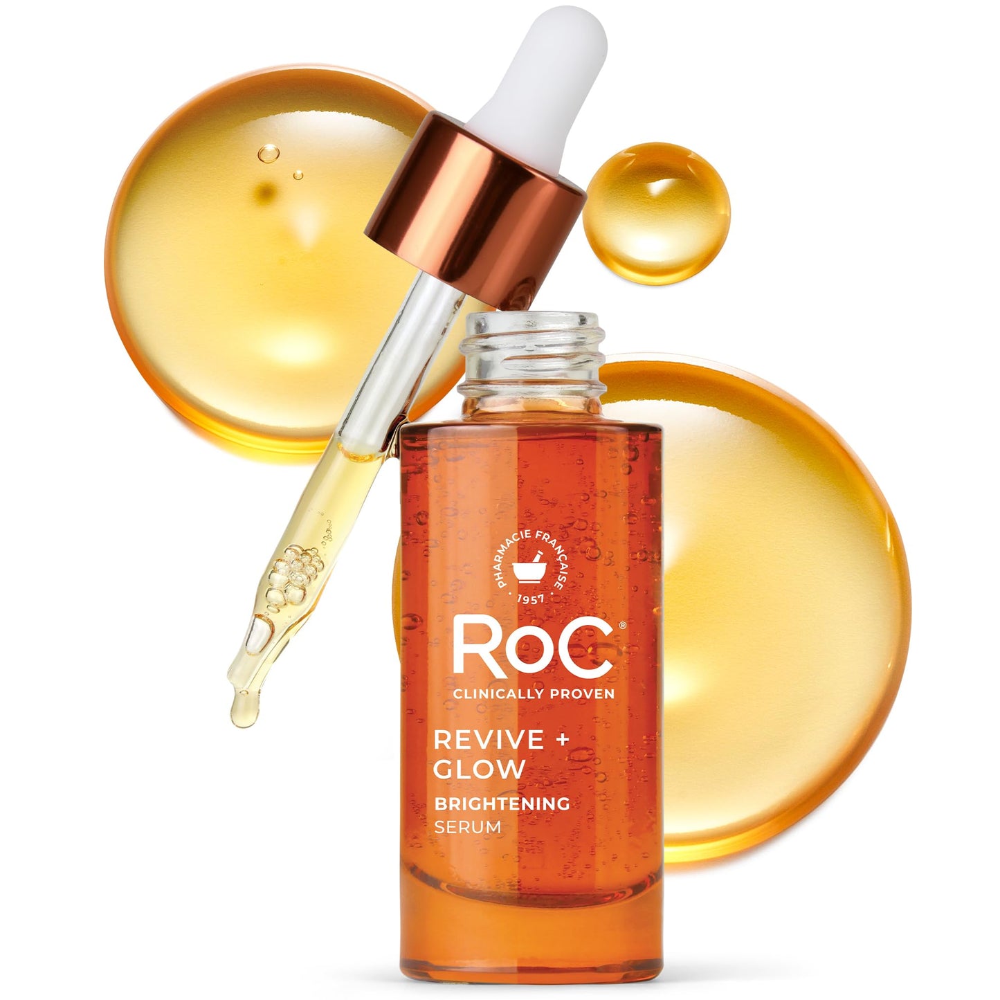 RoC Multi Correxion Revive + Glow 10% Active Vitamin C Serum for Face, Daily Anti-Aging Wrinkle and Skin Tone Skin Care - dailyvitalstore