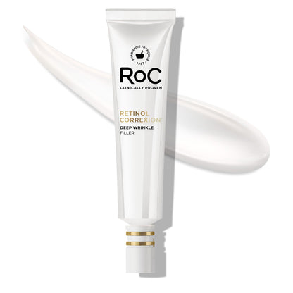 RoC Retinol Correxion Wrinkle Filler for Deep Wrinkles with Hyaluronic Acid & Retinol, Skin Care for Women and Men, - dailyvitalstore