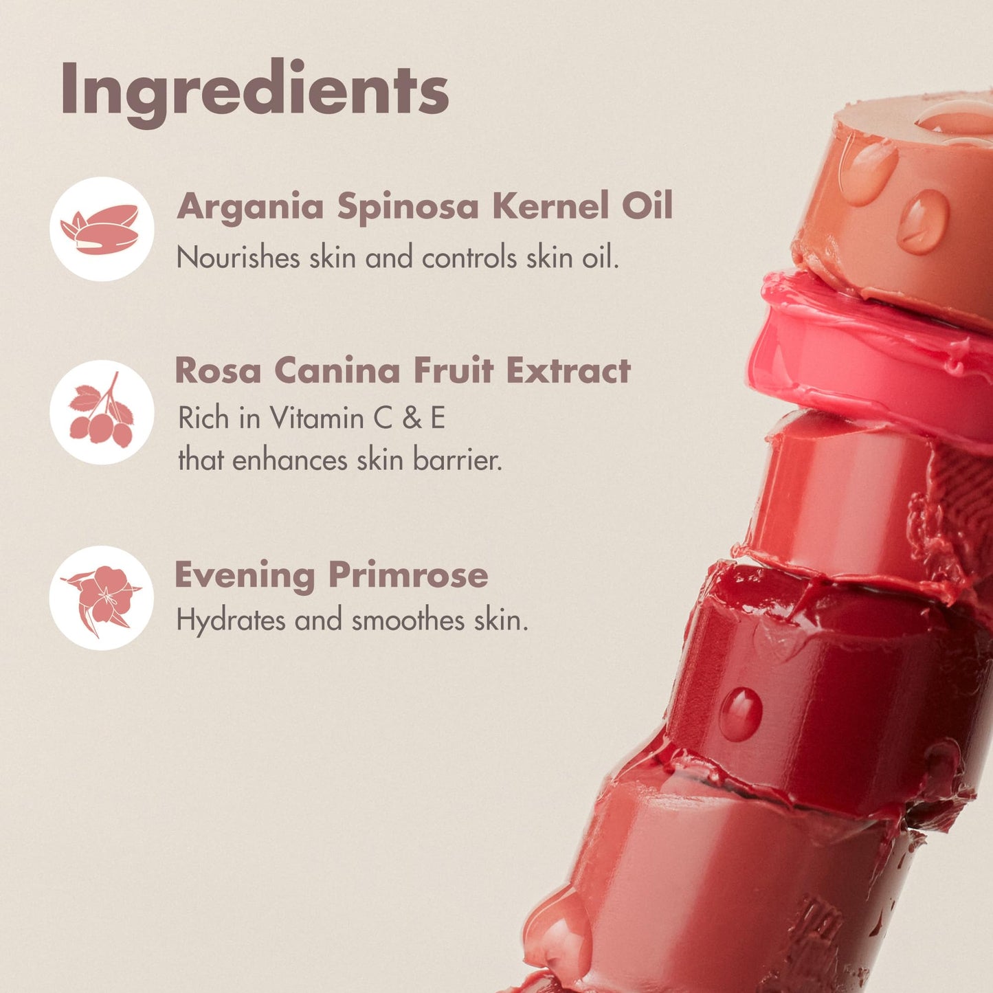 rom&nd GLASTING MELTING BALM 06 Kaya Fig - Vegan K-Beauty Tinted Lip Balm for Crystal Water-Gloss Shine, Deep Hydration & MLBB Rosy Nude Color | Non-Sticky, Long-Lasting Comfort for All Ages - dailyvitalstore