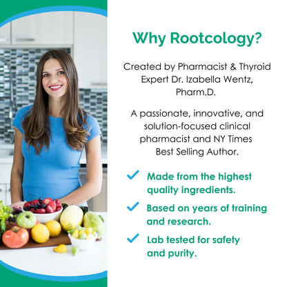 Rootcology by Dr. Izabella Wentz | Liver & Gallbladder Support with Milk Thistle, Artichoke Leaf & Beet | 90 Capsules - dailyvitalstore