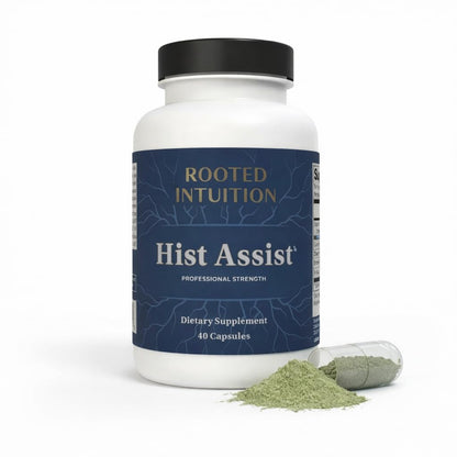 Rooted Intuition Hist Assist | Seasonal Sinus & Immune Balance Formula | Quercetin Bromelain NAC Nettle | Non-GMO Gluten Free | 40 Capsules - dailyvitalstore
