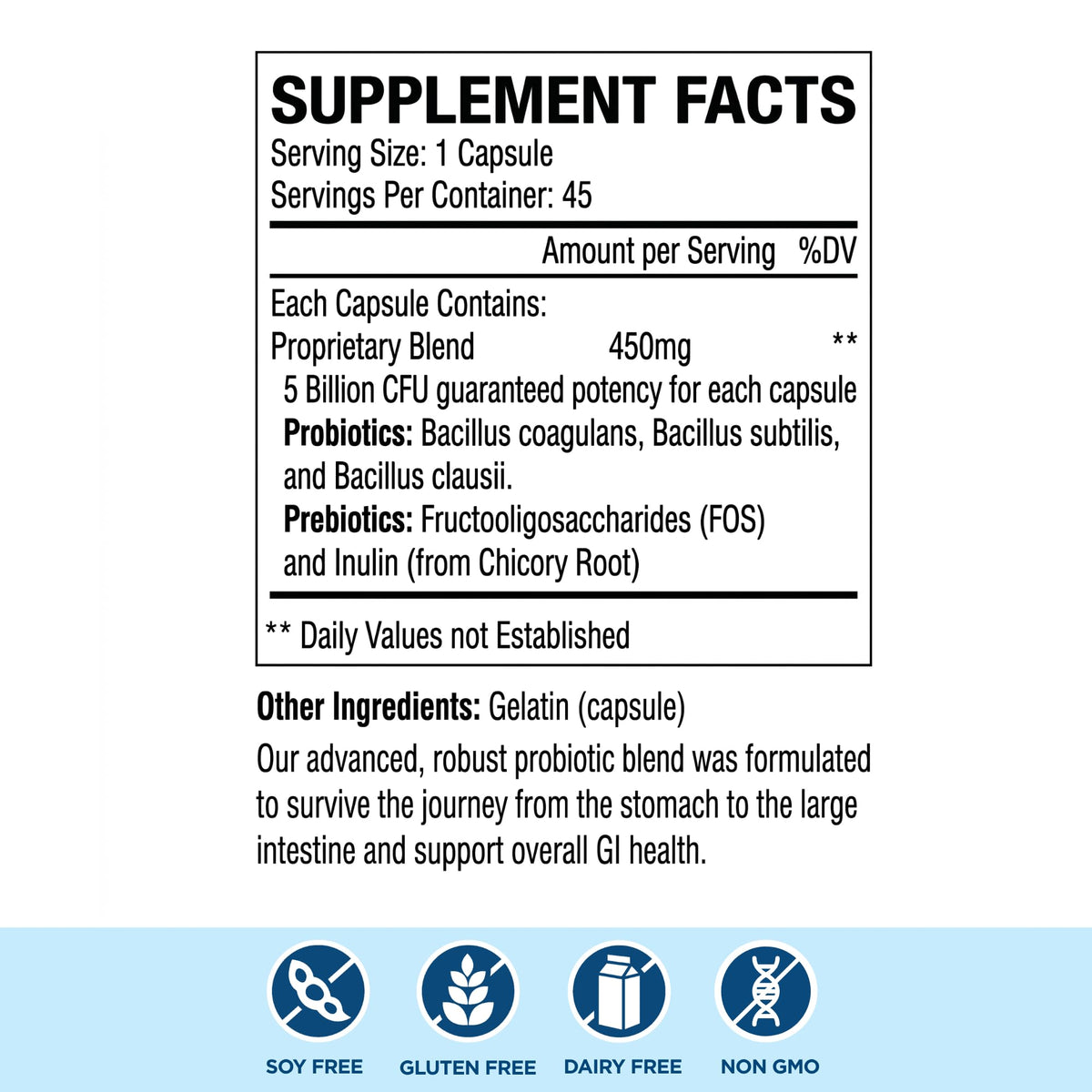 Rootganic Total Fem Biome Guard Pre+Probiotics for Women - Spore-Based Women's Probiotic with Prebiotics for Superior Vaginal Health Supplement and Gut Support - 45 Servings - dailyvitalstore