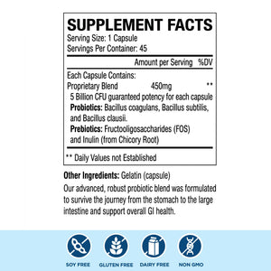 Rootganic Total Fem Biome Guard Pre+Probiotics for Women - Spore-Based Women's Probiotic with Prebiotics for Superior Vaginal Health Supplement and Gut Support - 45 Servings - dailyvitalstore