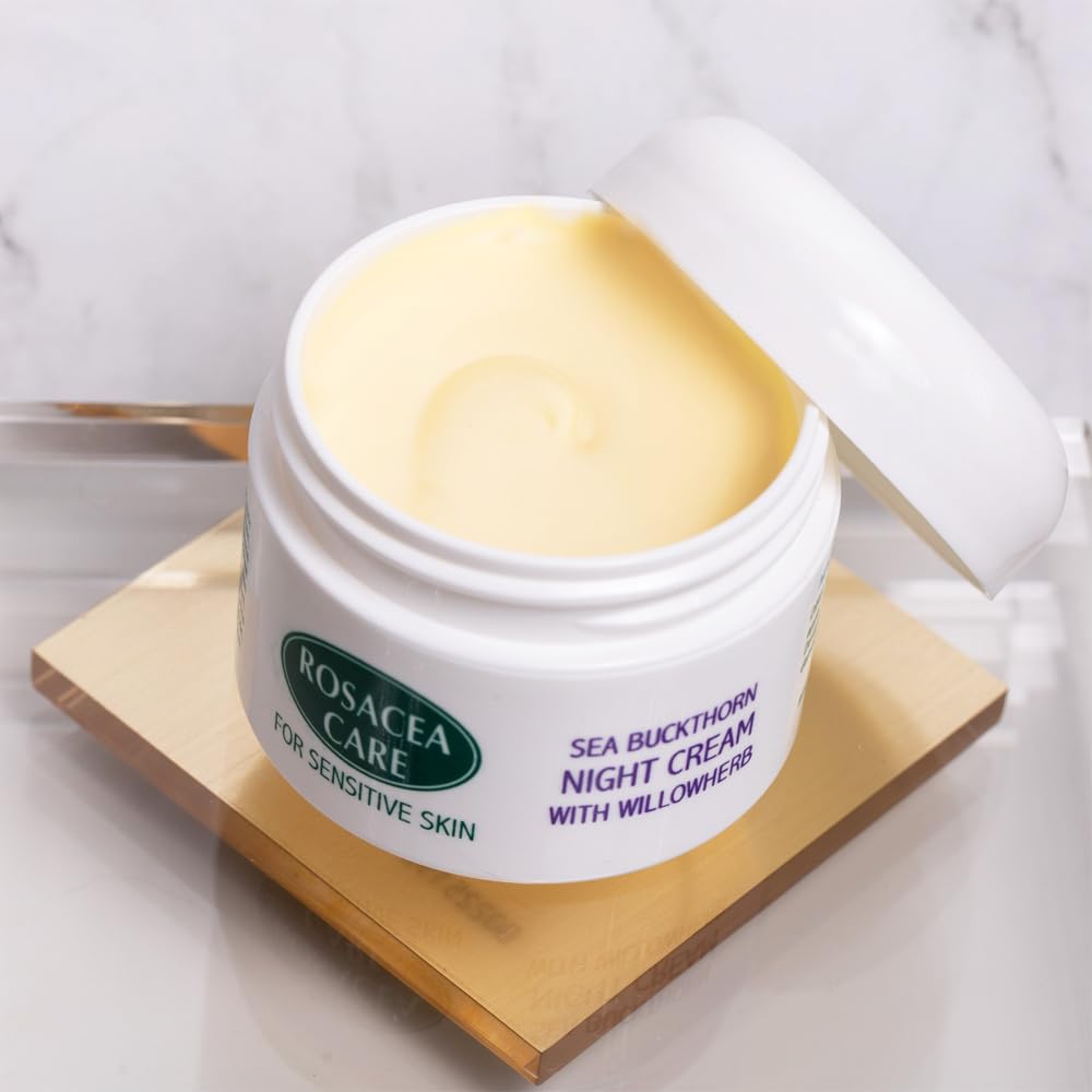 Rosacea Care Night Cream - Nourishing, deep moisturizer for rosacea skin (1.2 Oz) - dailyvitalstore