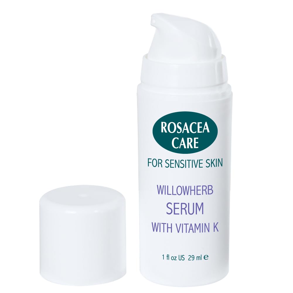 Rosacea Care Serum - reduces visible redness, soothes and calms rosacea while restoring the skin's healthy glow and diminishing the appearance of facial lines. (1 Fl Oz) - dailyvitalstore