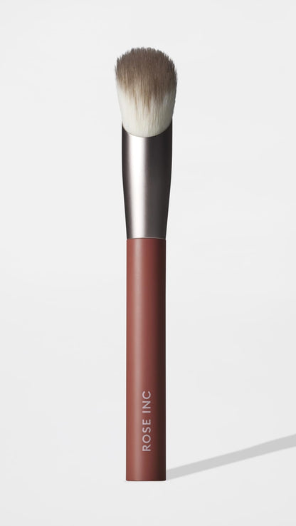 Rose Inc Number 2 Angled Blush Brush - Vegan & Sustainable Makeup Brush for Precise Application - dailyvitalstore