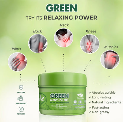 Ross D'Elen Green Menthol Gel - 2Pack Large Size (2) - dailyvitalstore
