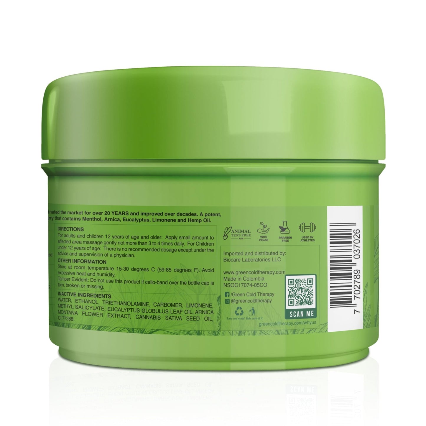 Ross D'Elen Green Menthol Gel - Large Size Single Pack - dailyvitalstore