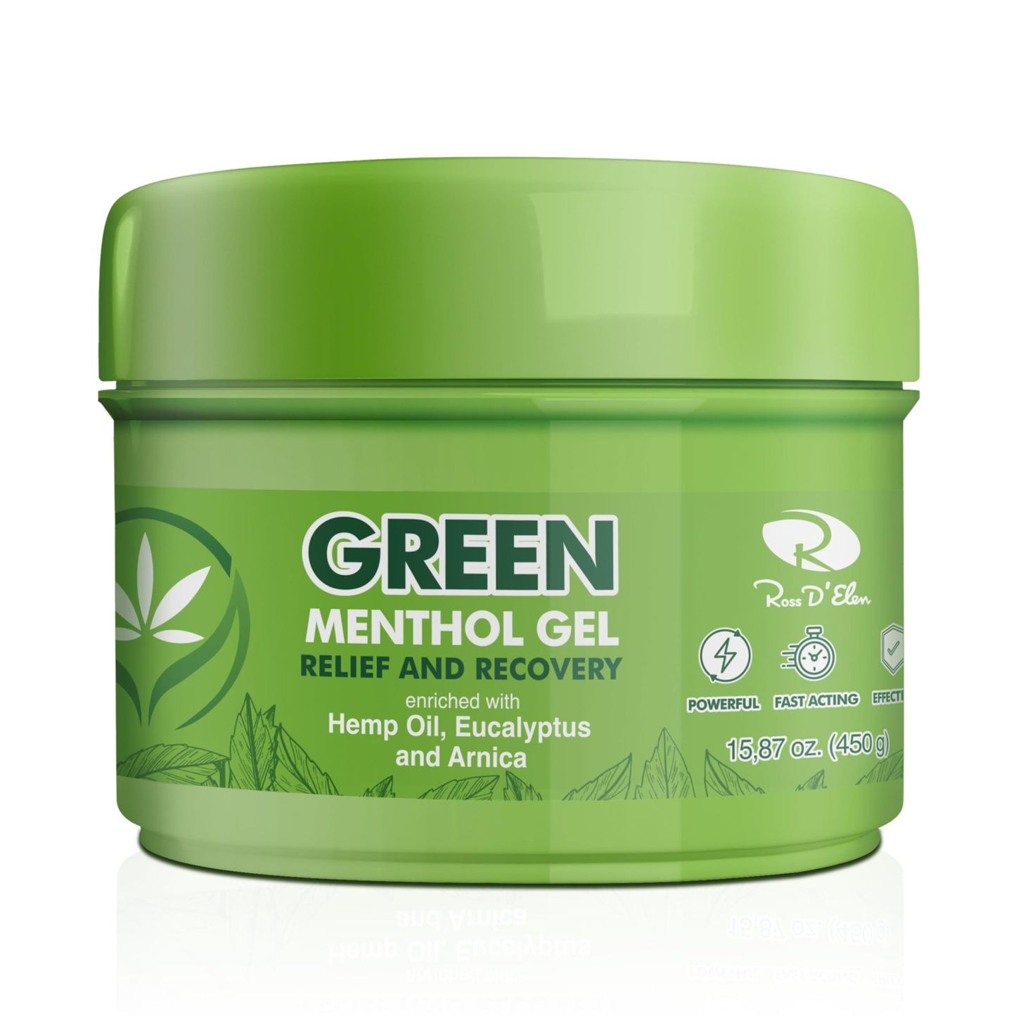 Ross D'Elen Green Menthol Gel - Large Size Single Pack - dailyvitalstore